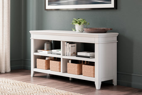 Furniture City Houma - Ashley Furniture - Kanwyn Credenza - Credenza / Whitewash - H777-46