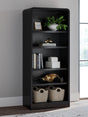 Furniture City Houma - Ashley Furniture - Rowanbeck Bookcase - Large Bookcase / Black - H821-17