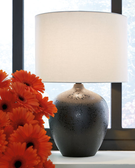 Furniture City Houma - Ashley Furniture - Ladstow Table Lamp (Set of 2) - Table Lamp (Set of 2) / Black - L123894X2