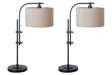Furniture City Houma - Ashley Furniture - Baronvale Accent Lamp (Set of 2) - Accent Lamp (Set of 2) / Black - L206043X2
