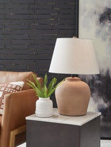 Furniture City Houma - Ashley Furniture - Scantor Lighting - Table Lamp (Set of 2) / Rust - L207464X2