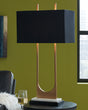 Furniture City Houma - Ashley Furniture - Malana Table Lamp (Set of 2) - Table Lamp (Set of 2) / Brass Finish - L208254X2