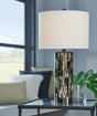 Furniture City Houma - Ashley Furniture - Ellford Table Lamp (Set of 2) - Table Lamp (Set of 2) / Black/Brown/Cream - L235684X2