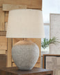 Furniture City Houma - Ashley Furniture - Dreward Table Lamp (Set of 2) - Table Lamp (Set of 2) / Distressed Gray - L235694X2