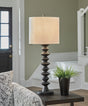 Furniture City Houma - Ashley Furniture - Luanndon 2-Piece Lamp Set - 2-Piece Lamp Set / Black - L235783X2