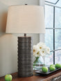 Furniture City Houma - Ashley Furniture - Neilett Table Lamp (Set of 2) - Poly Table Lamp (Set of 2) - L243704