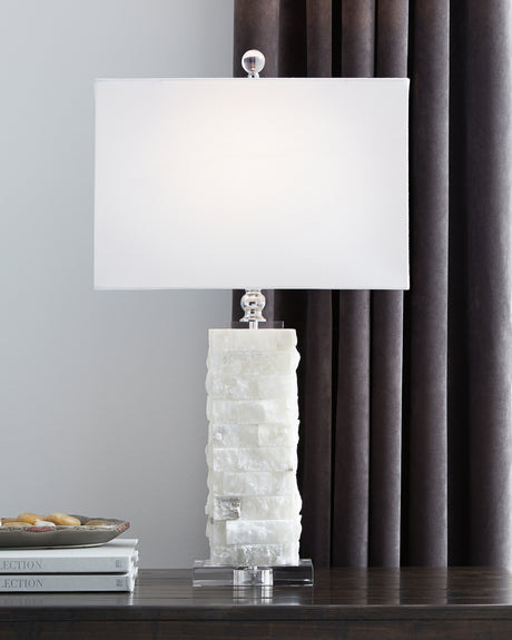 Furniture City Houma - Ashley Furniture - Malise Table Lamp (Set of 2) - Table Lamp (Set of 2) / White - L429014X2