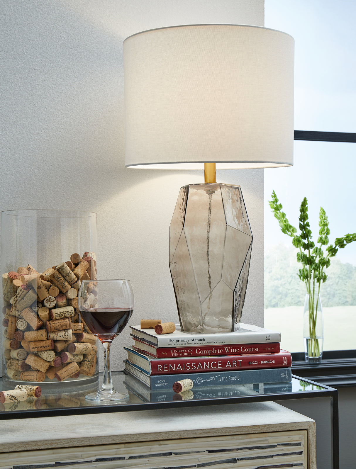 Furniture City Houma - Ashley Furniture - Taylow Lighting - Table Lamp (Set of 2) / Gray - L430794X2