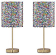 Furniture City Houma - Ashley Furniture - Maddy Table Lamp (Set of 2) - Table Lamp (Set of 2) / Multi - L857724X2