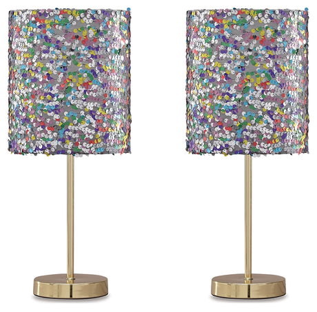Furniture City Houma - Ashley Furniture - Maddy Table Lamp (Set of 2) - Table Lamp (Set of 2) / Multi - L857724X2