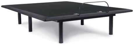 Furniture City Houma - Ashley Furniture - Head Up Only Foundation Queen Adjustable Head Base - Queen Adjustable Head Base / Charcoal Gray - M5X132
