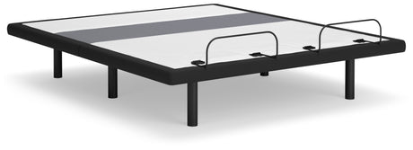 Furniture City Houma - Ashley Furniture - Best Base with Lumbar and Audio King Adjustable Base - King Adjustable Base / Charcoal Gray - M5X542