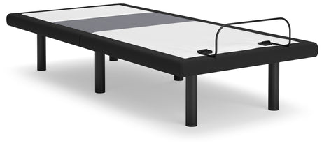 Furniture City Houma - Ashley Furniture - Best Base with Lumbar and Audio Twin XL Adjustable Base - TXL Adjustable Base / Charcoal Gray - M5X572