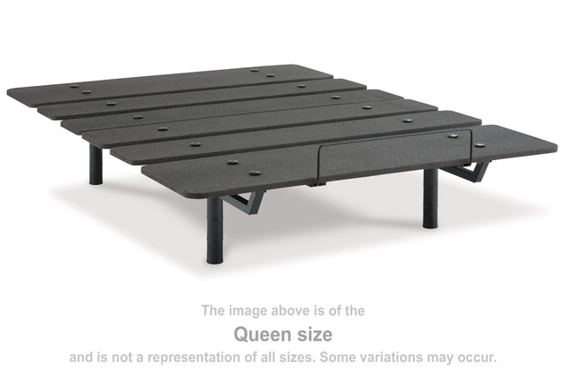 Furniture City Houma - Ashley Furniture - Cosmic Power Base Twin XL Adjustable Base - Twin XL Adjustable Base / Black - M8X272