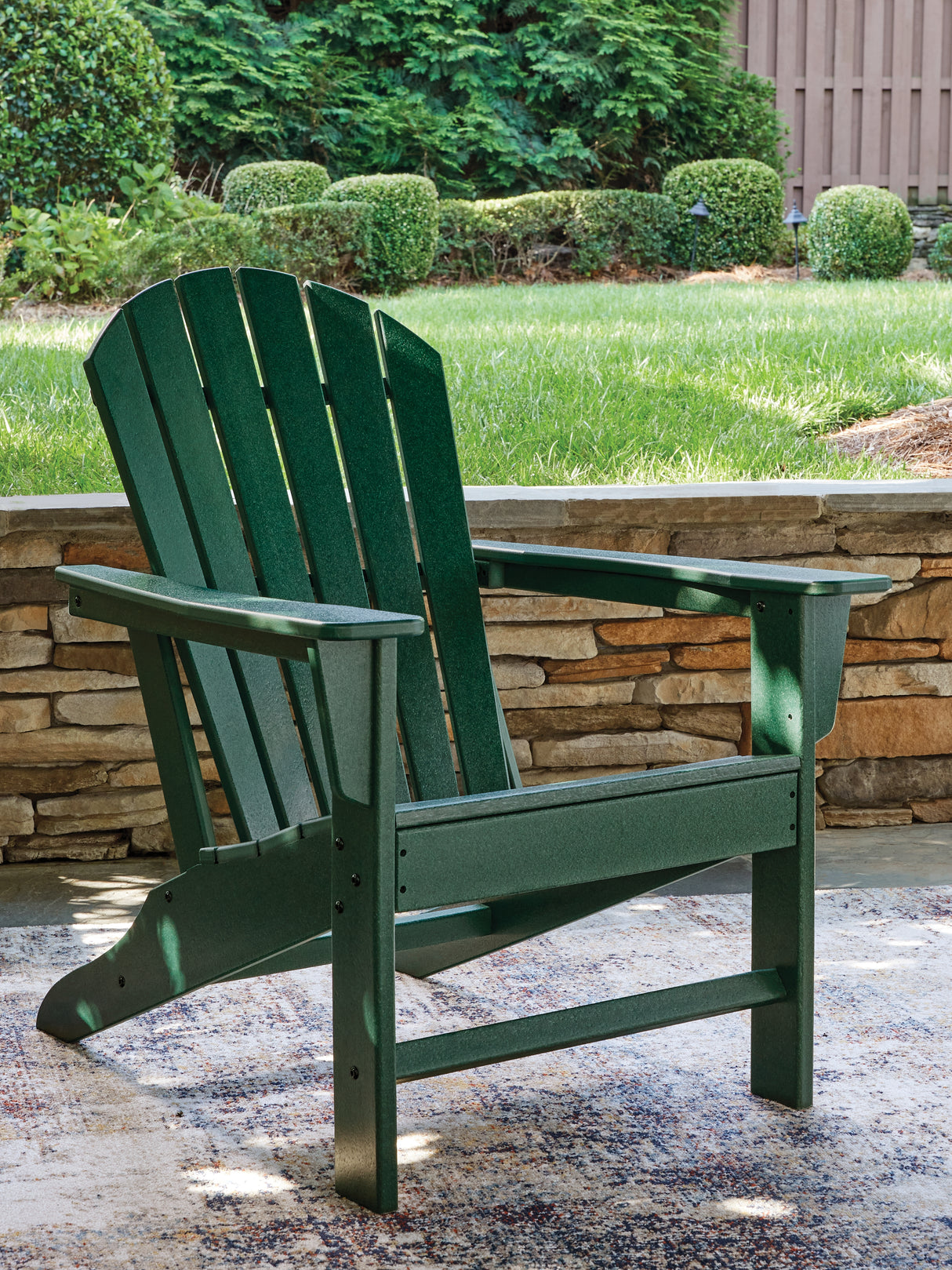 Furniture City Houma - Ashley Furniture - Sundown Shores Outdoor - Adirondack Chair / Green - PCP007-898