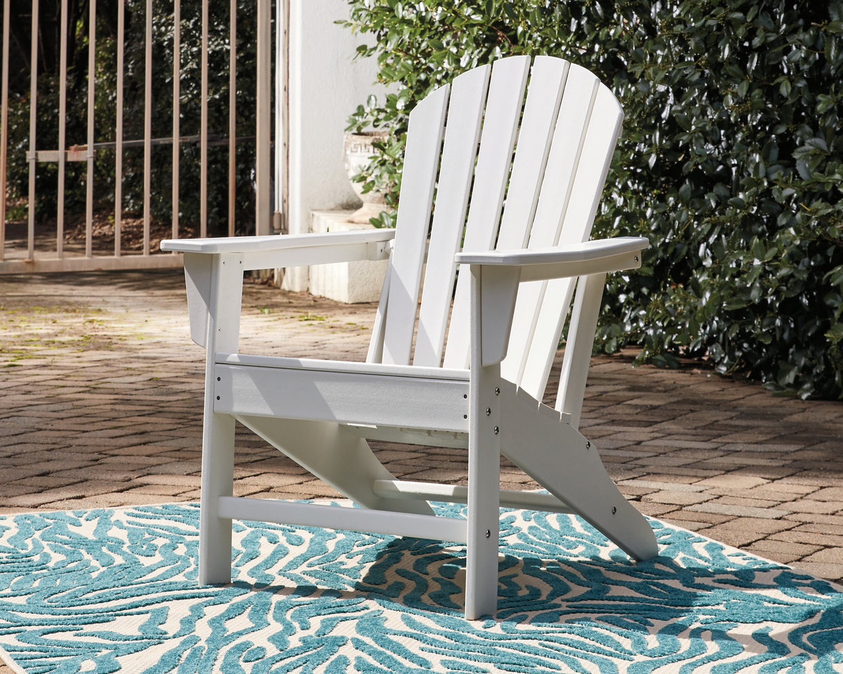 Furniture City Houma - Ashley Furniture - Sundown Treasure Outdoor - Adirondack Chair / White - P011-898