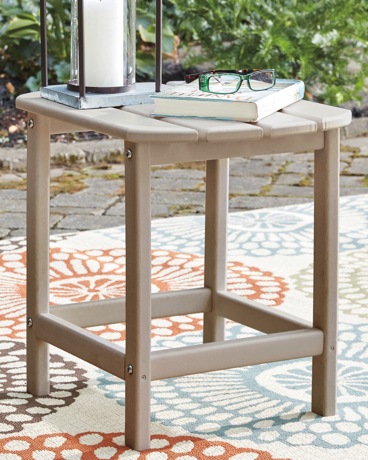 Furniture City Houma - Ashley Furniture - Sundown Treasure End Table - Rectangular End Table / Driftwood - P014-703