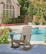 Furniture City Houma - Ashley Furniture - Sundown Treasure Outdoor - Rocking Chair / Driftwood - P014-827