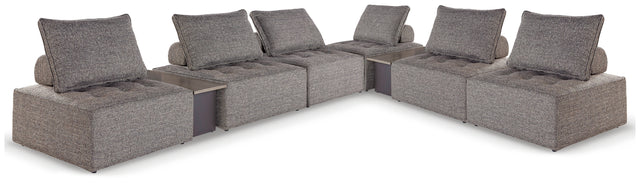 Furniture City Houma - Ashley Furniture - Bree Zee 8-Piece Outdoor Modular Seating - 8-Piece Outdoor Modular Seating - P160P14