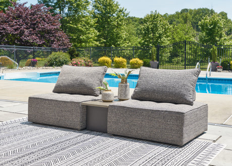 Furniture City Houma - Ashley Furniture - Bree Zee 3-Piece Outdoor Sectional - 3-Piece Outdoor Sectional / Brown - P160P4