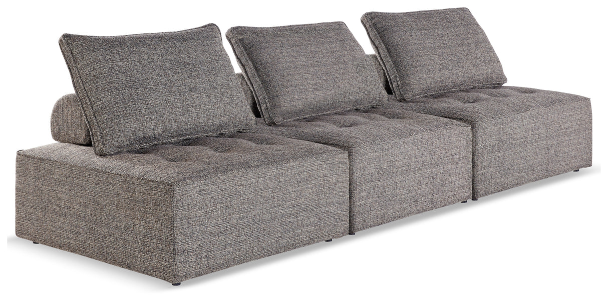 Furniture City Houma - Ashley Furniture - Bree Zee 3-Piece Outdoor Modular Seating - 3-Piece Outdoor Modular Seating / Brown - P160P9