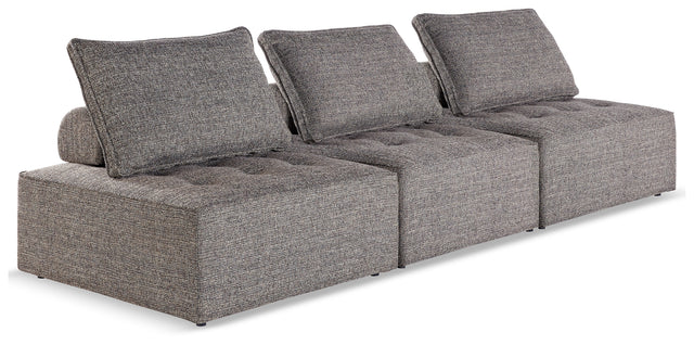 Furniture City Houma - Ashley Furniture - Bree Zee 3-Piece Outdoor Modular Seating - 3-Piece Outdoor Modular Seating / Brown - P160P9