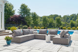 Furniture City Houma - Ashley Furniture - Bree Zee 7-Piece Outdoor Sectional - 7-Piece Outdoor Sectional / Brown - P160P2