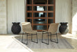 Furniture City Houma - Ashley Furniture - Amaris Outdoor Dining Chair (Set of 2) - Chair (Set of 2) / Brown/Black - P369-601
