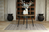 Furniture City Houma - Ashley Furniture - Amaris Outdoor Dining Table - Round Dining Table / Brown/Black - P369-615