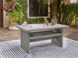 Furniture City Houma - Ashley Furniture - Naples Beach Outdoor Multi-use Table - RECT Multi-Use Table / Light Gray - P439-625