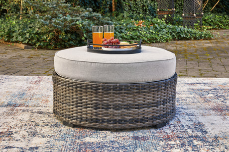Furniture City Houma - Ashley Furniture - Harbor Court Ottoman with Cushion - Ottoman with Cushion / Gray - P459-814