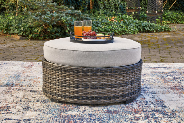 Furniture City Houma - Ashley Furniture - Harbor Court Ottoman with Cushion - Ottoman with Cushion / Gray - P459-814