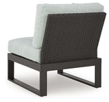 Beachloft Outdoor Armless Chair with Cushion