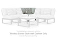 Furniture City Houma - Ashley Furniture - Beachloft Outdoor Corner Chair with Cushion - Corner with Cushion (1/CN) / Black/Gray - P490-877