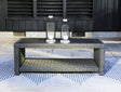 Furniture City Houma - Ashley Furniture - Elite Park Outdoor Coffee Table - Rectangular Cocktail Table / Gray - P518-701