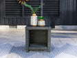 Furniture City Houma - Ashley Furniture - Elite Park Outdoor End Table - Square End Table / Gray - P518-702