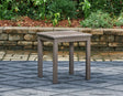 Furniture City Houma - Ashley Furniture - Hillside Barn Outdoor End Table - Square End Table / Brown - P564-702