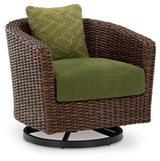 Horizon Hall Outdoor Sofa, 2 Lounge Chairs, Ottoman and Coffee Table