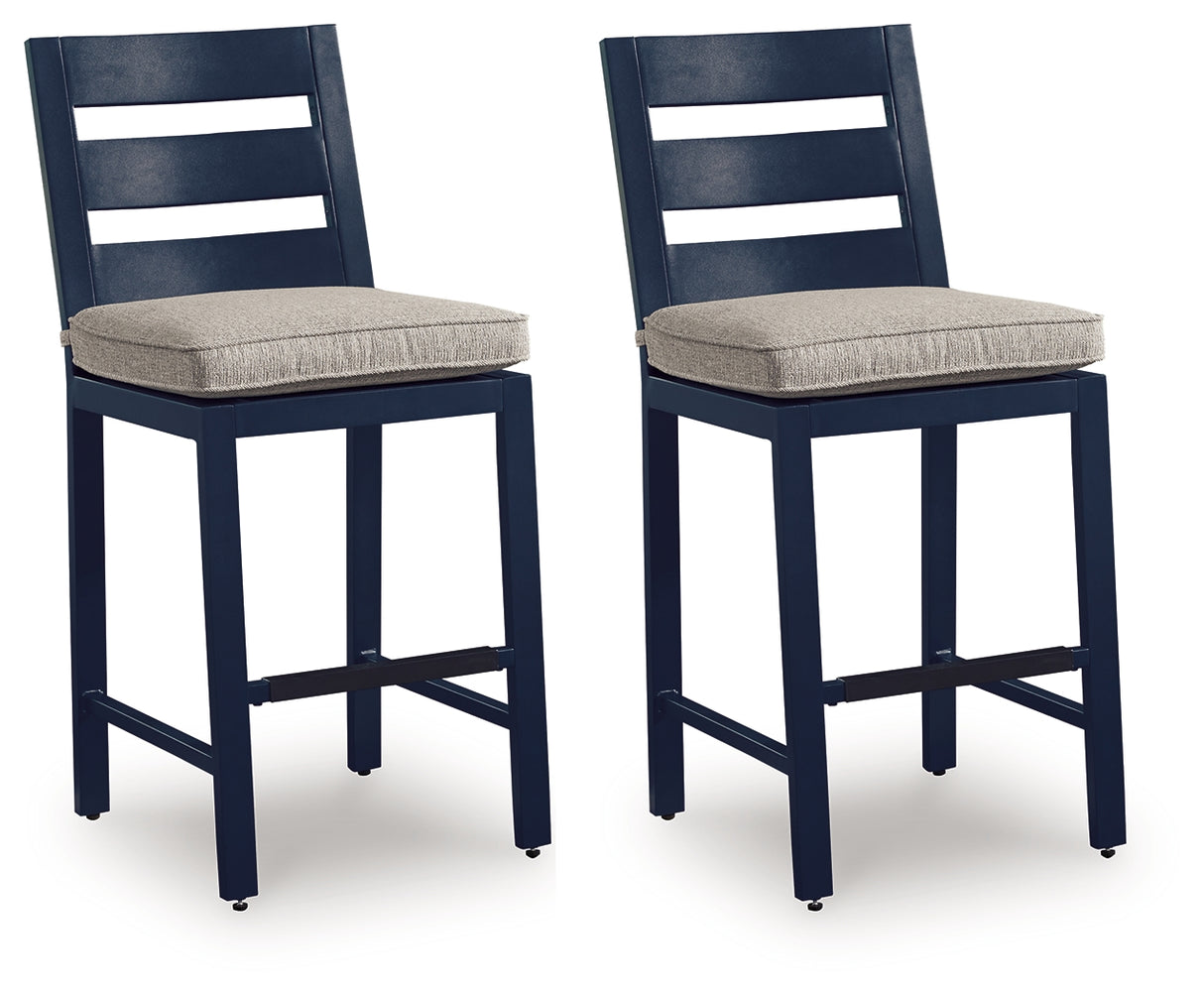 East Beach Outdoor Counter Height Bar Stool (Set of 2)
