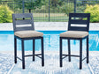 Furniture City Houma - Ashley Furniture - East Beach Outdoor Counter Height Bar Stool (Set of 2) - Barstool (Set of 2) - PCP587-124