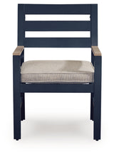 East Beach Outdoor Arm Chair with Cushion (Set of 2)