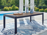 Furniture City Houma - Ashley Furniture - East Beach Outdoor Dining Table - RECT Dining Table w/UMB OPT - PCP587-625