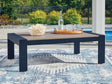 Furniture City Houma - Ashley Furniture - East Beach Outdoor Coffee Table - Rectangular Cocktail Table - PCP587-701