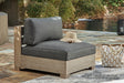 Furniture City Houma - Ashley Furniture - Citrine Park Armless Chair with Cushion - Armless Chair w/Cushion (1/CN) / Brown/Charcoal - P660-846