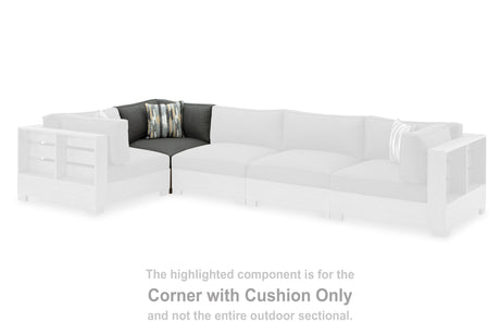 Furniture City Houma - Ashley Furniture - Citrine Park Corner with Cushion - Corner with Cushion (1/CN) / Brown/Charcoal - P660-877