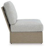 Kimpton Isle Outdoor Armless Chair with Cushion