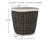 Kimora Outdoor End Table