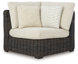 Kimora Outdoor Corner Chair with Cushion