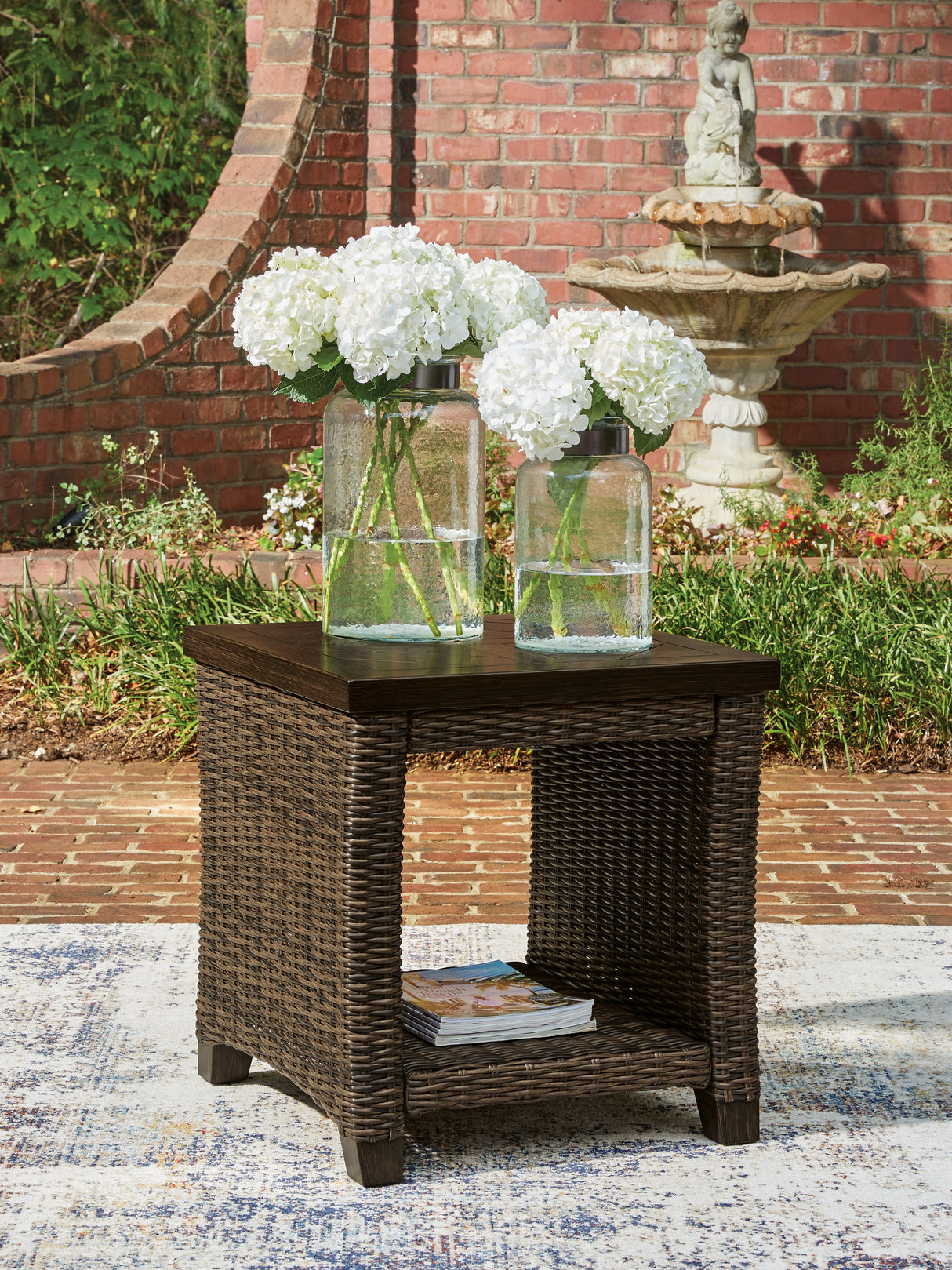 Furniture City Houma - Ashley Furniture - Monterey Point Outdoor End Table - Square End Table - PCP760-702