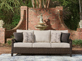 Furniture City Houma - Ashley Furniture - Monterey Point Outdoor Sofa with Cushion - Sofa with Cushion - PCP760-838